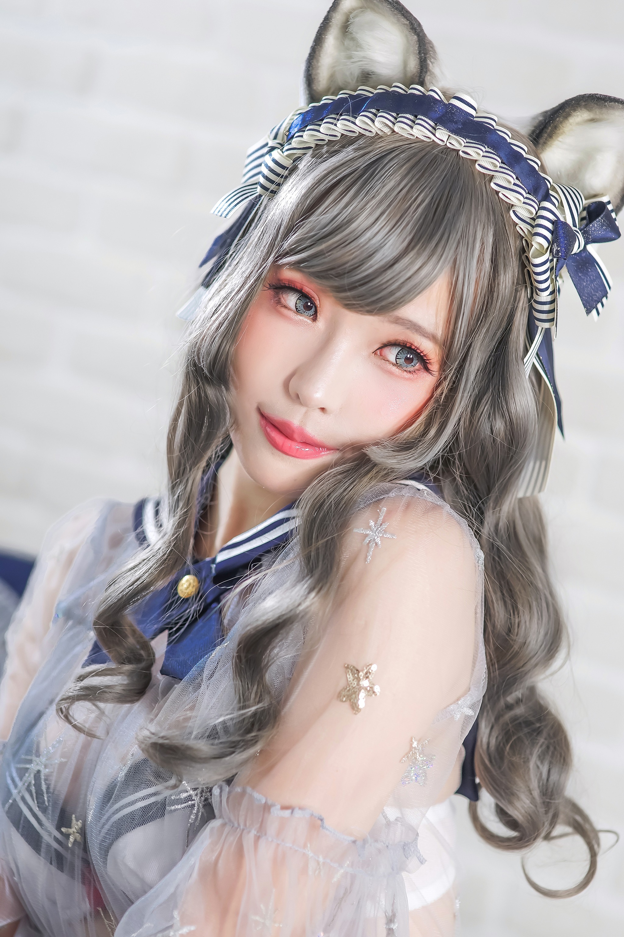 图片[1]-ElyEE子 – NO.055 灰太狼-透明睡裙 [21P]-XikXak